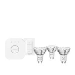 Best Philips E WCA 3 X GU10, BRIDGE & DIM. SWITCH STARTSÆT