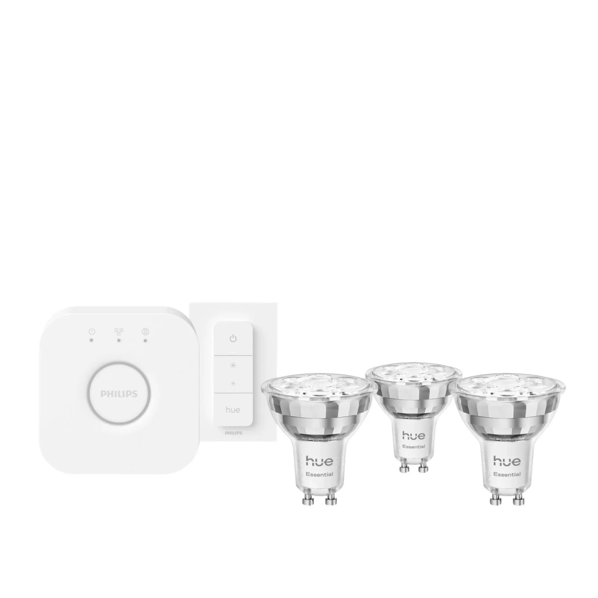Best Philips E WCA 3 X GU10, BRIDGE & DIM. SWITCH STARTSÆT