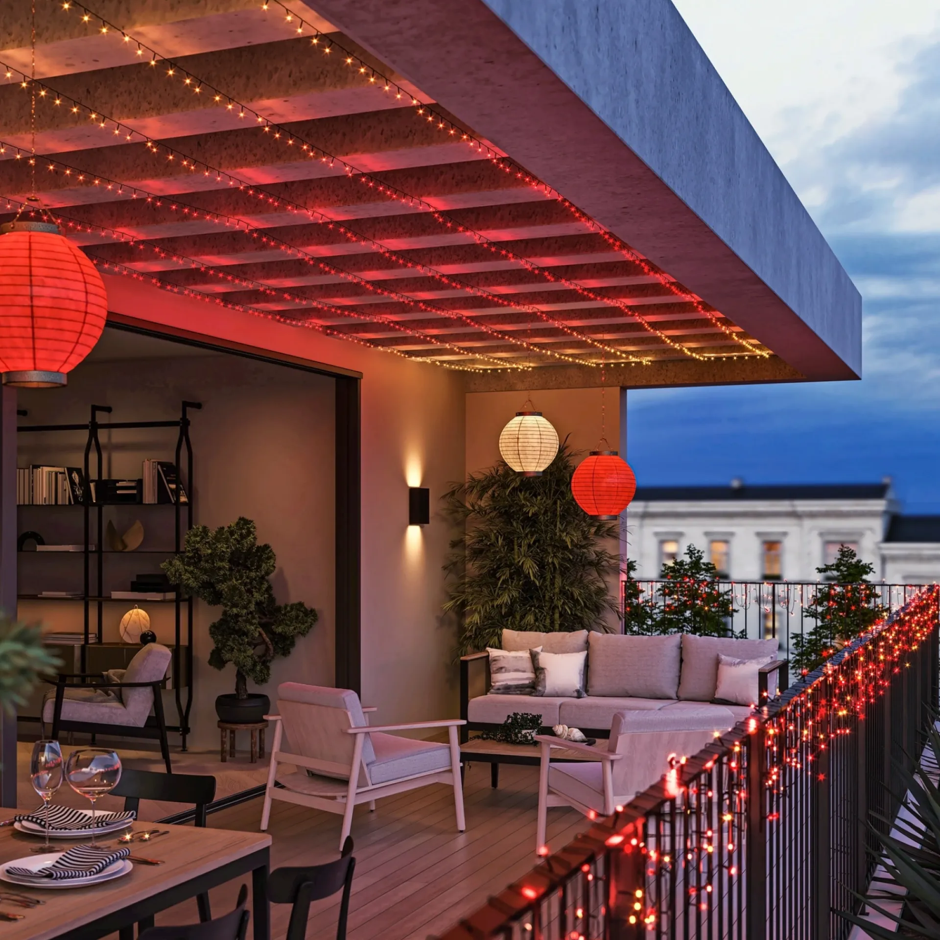 Online Philips Hue FESTAVIA 250 LED LYSKÆDE