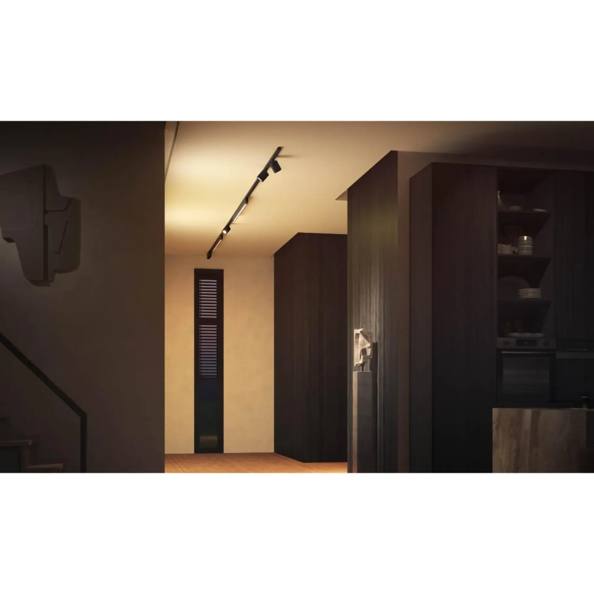 Discount Philips Hue PERIFO 4 SPOT SKINNESYSTEM SORT LED 5W