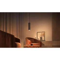 Outlet Philips Hue PERIFO PENDEL SKINNESYSTEM SORT LED 5W