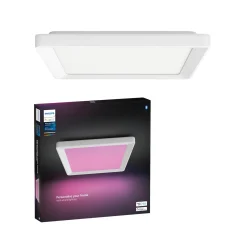 New Philips Hue TENTO SQ WCA SLIM LOFTPANEL 10,6W HVID 29,5 CM