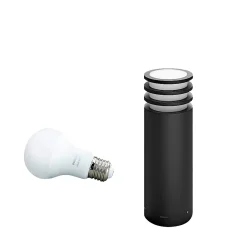 Discount Philips Hue W LUCCA BEDLAMPE ANTRACITGRÅ 40 CM