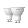 Hot Philips Hue W 2-PAK SMART LED PÆRE GU10 SPOT 5W