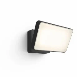 Outlet Philips Hue W WELCOME UDENDØRS VÆGLAMPE 15W SORT