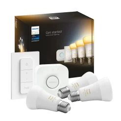 New Philips Hue WA 3 X E27, BRIDGE & FJERNBETJ. STARTSÆT