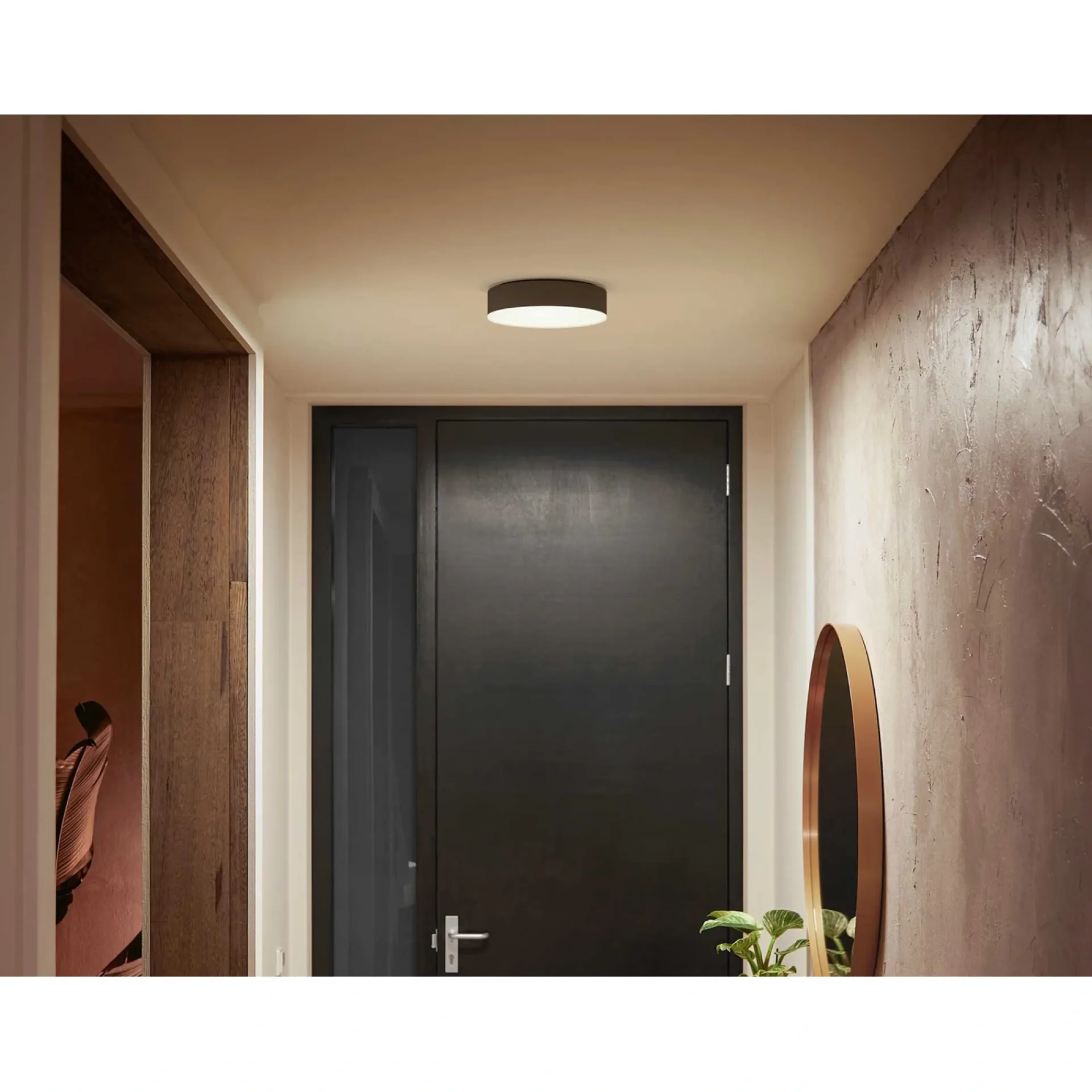 Best Philips Hue WA ENRAVE S PLAFOND 10W SORT 318 MM