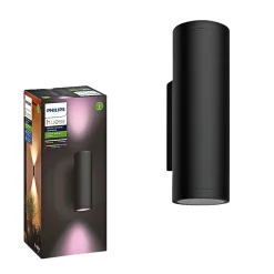 Outlet Philips Hue WCA APPEAR UDENDØRS VÆGLAMPE 16W SORT