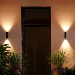 Outlet Philips Hue WCA APPEAR UDENDØRS VÆGLAMPE 16W SORT