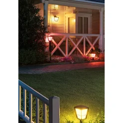 New Philips Hue WCA ECONIC UDENDØRS VÆGLAMPE 15W SORT