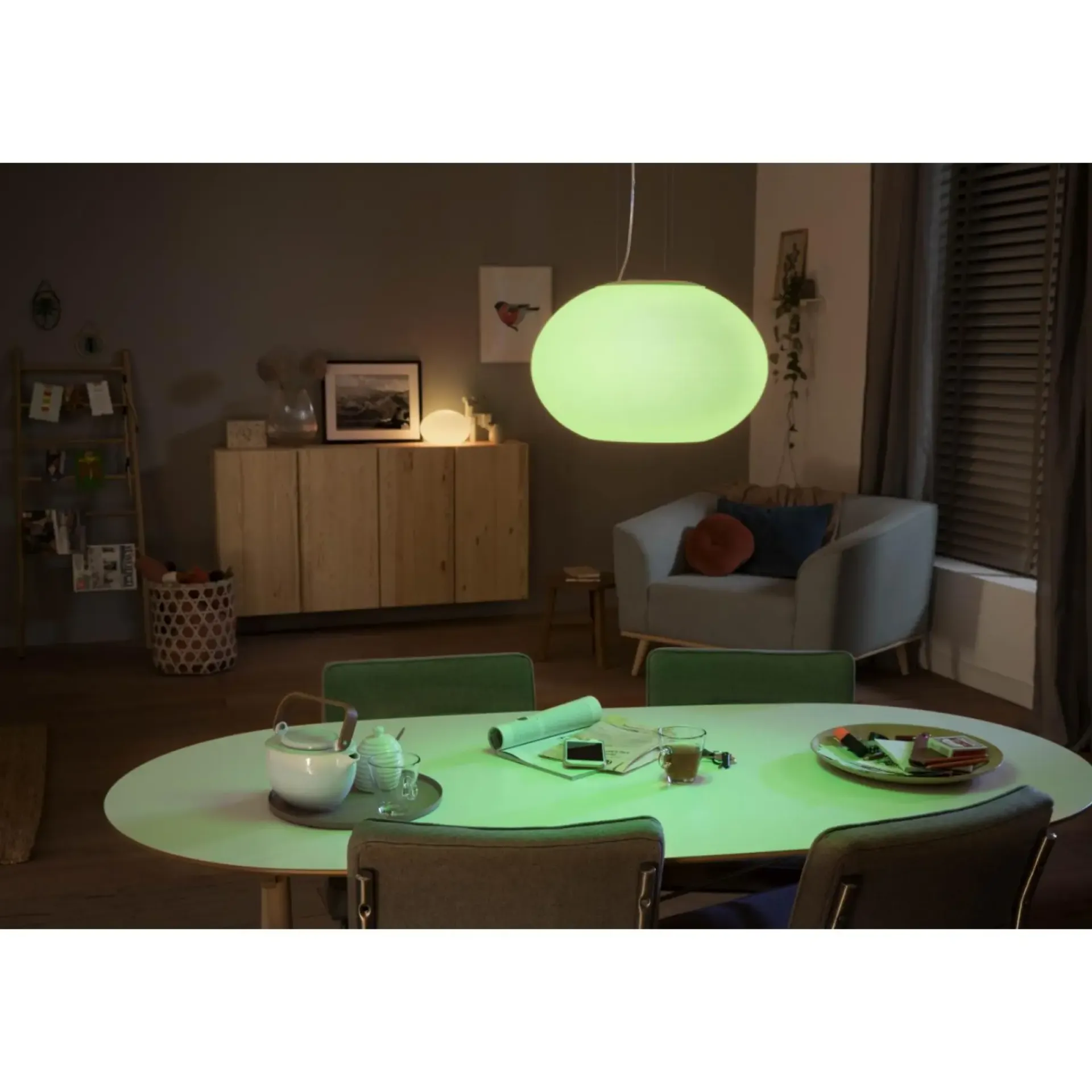 Philips Hue WCA FLOURISH PENDEL HVID 40,1 CM