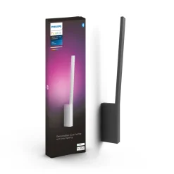 Best Philips Hue WCA LIANE VÆGLAMPE 12W SORT