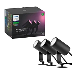 Hot Philips Hue WCA LILY BASIS SPOTLAMPE SORT INTEGRERET LED 8W