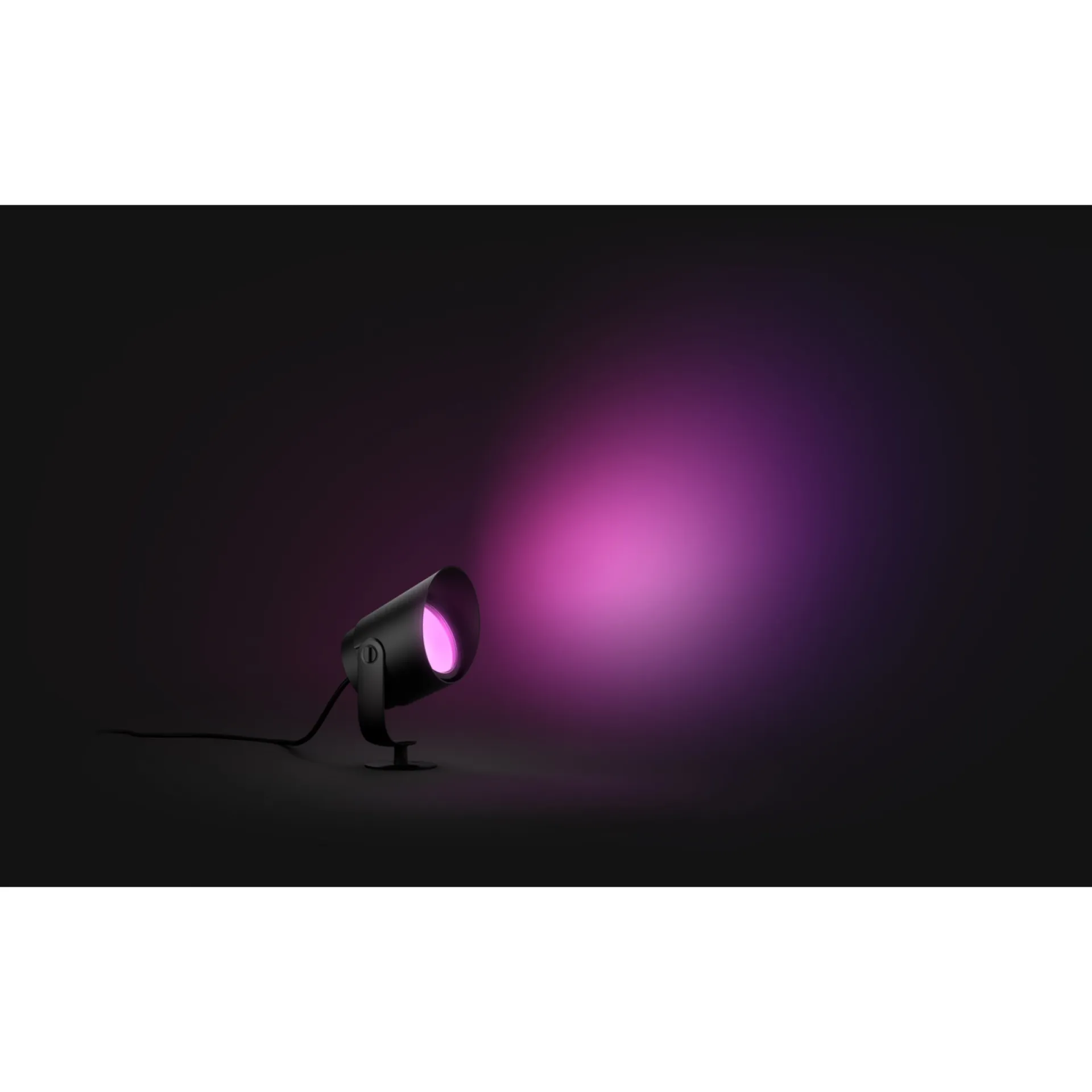 Best Philips Hue WCA LILY XL SPOTLAMPE SORT INTEGRERET LED 15W