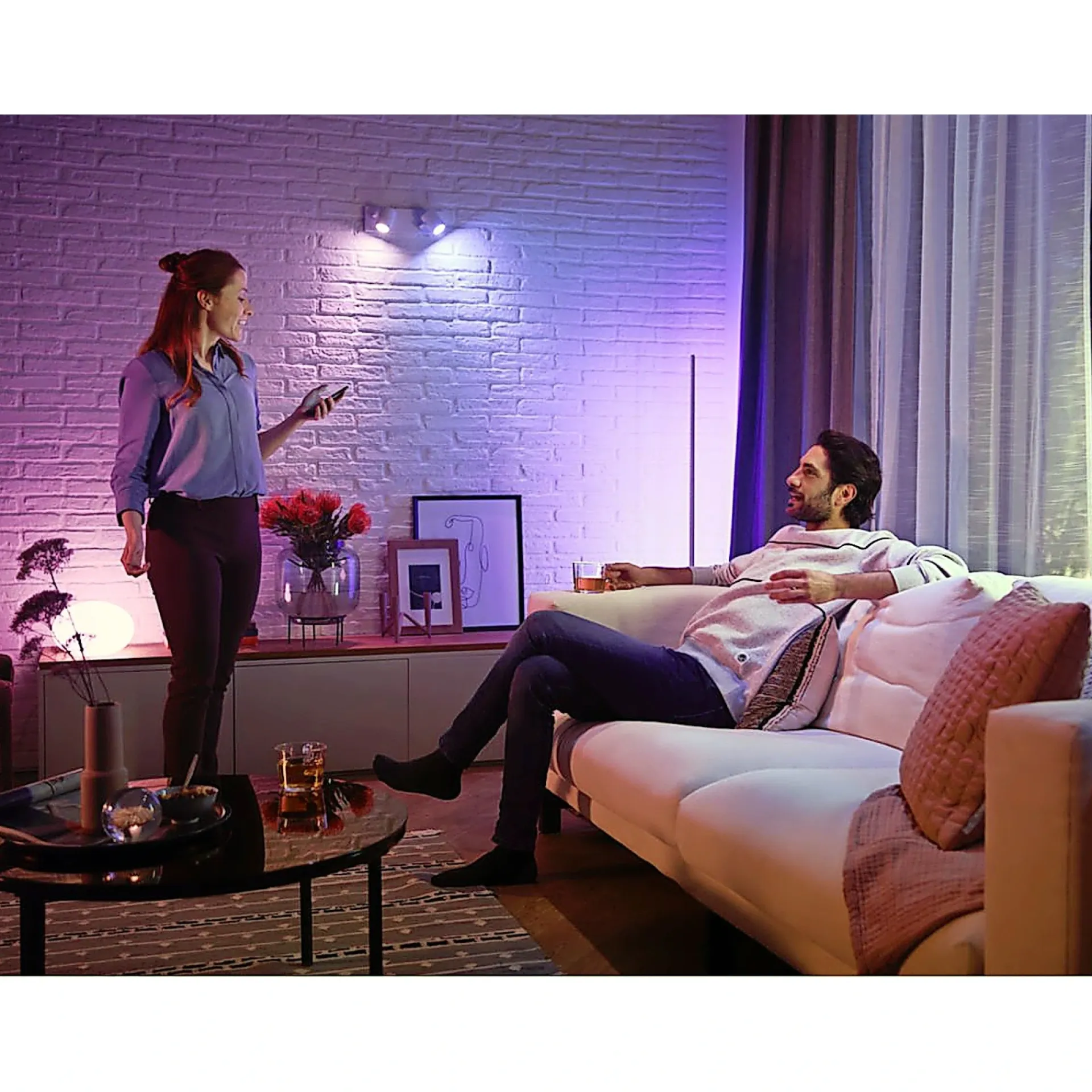 Best Philips Hue WCA 2-PAK SMART LED PÆRE GU10 SPOT 6W