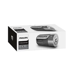 Philips INDUSTRIAL ALKALINE D BATTERI 10 STK/PAK