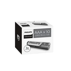 Philips INDUSTRIAL ALKALINE AAA BATTERI 10 STK/PAK