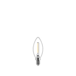 Clearance Philips KLAR LED PÆRE KERTE E14 1W