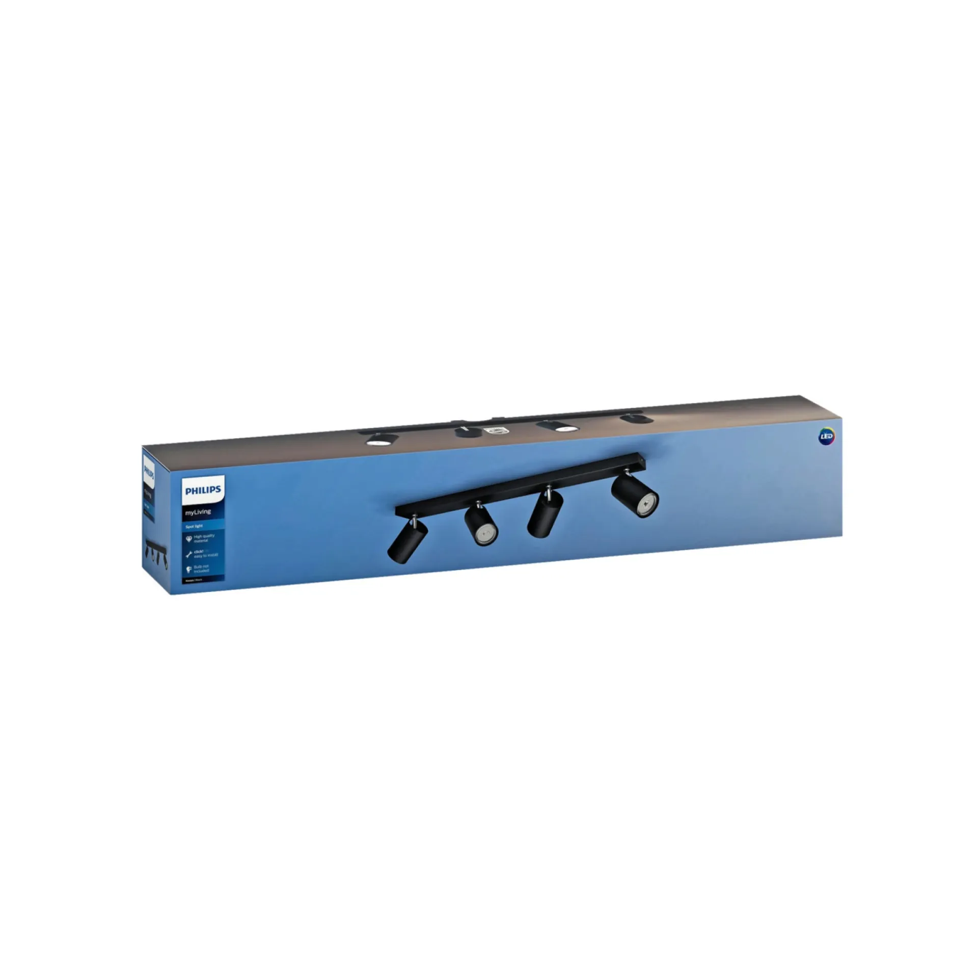 Outlet Philips KOSIPO SPOTLAMPE SORT GU10 5,5W