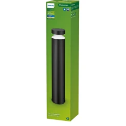 Clearance Philips LAVEN UDENDØRS VÆGLAMPE SORT 51,5 CM