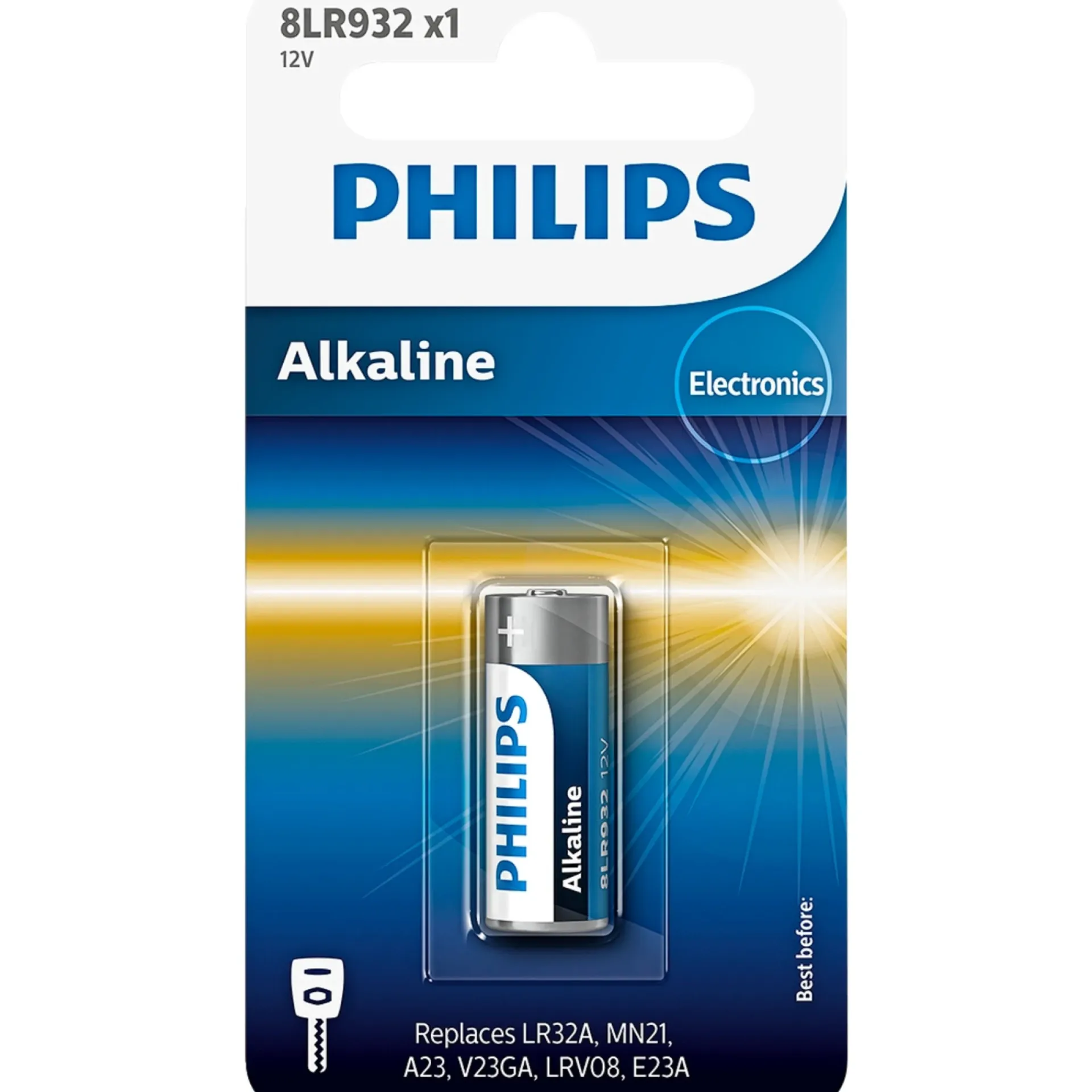 New Philips 8LR932 BATTERI 1 STK/PAK