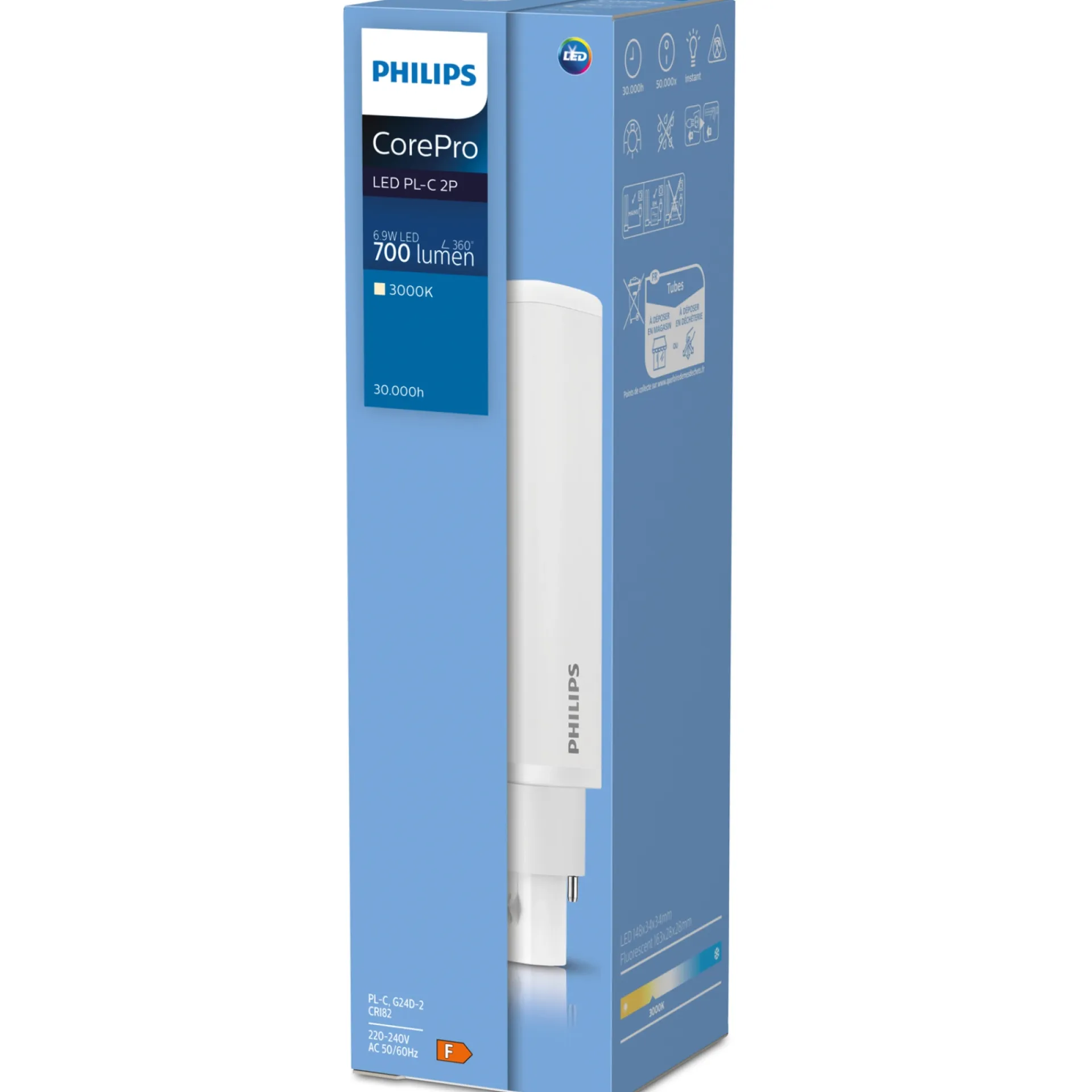Philips LYSSTOFRØR G24D-2 6.9W