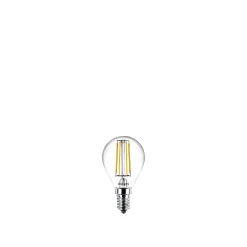 Hot Philips 2-PAK KLAR LED PÆRE KRONE E14 4W
