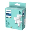 Sale Philips 3-PAK LED PÆRE SPOT GU10 3W