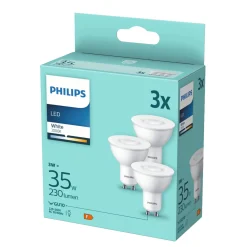 Sale Philips 3-PAK LED PÆRE SPOT GU10 3W