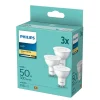 Outlet Philips 3-PAK LED PÆRE SPOT GU10 5W