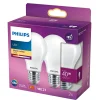 Clearance Philips 2-PAK LED PÆRE STANDARD E27 5W