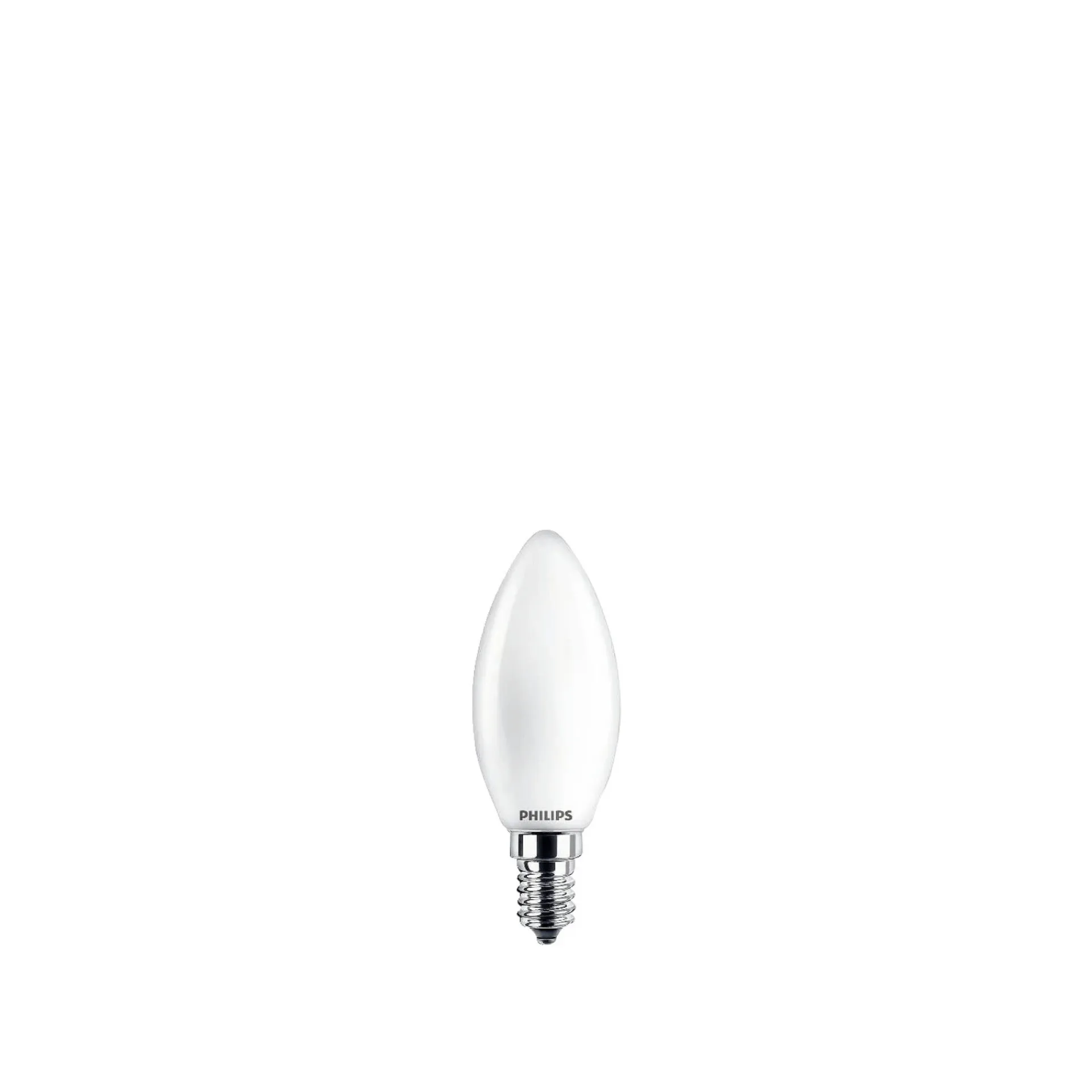 Clearance Philips 2-PAK MAT LED PÆRE KERTE E14 2W