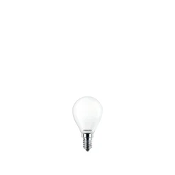 Online Philips 2-PAK MAT LED PÆRE KRONE E14 4W