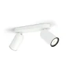 Online Philips PONGEE 2 SKINNESPOT HVID GU10 2X5,50W