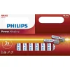 Clearance Philips POWER ALKALINE AA BATTERI 12 STK/PAK