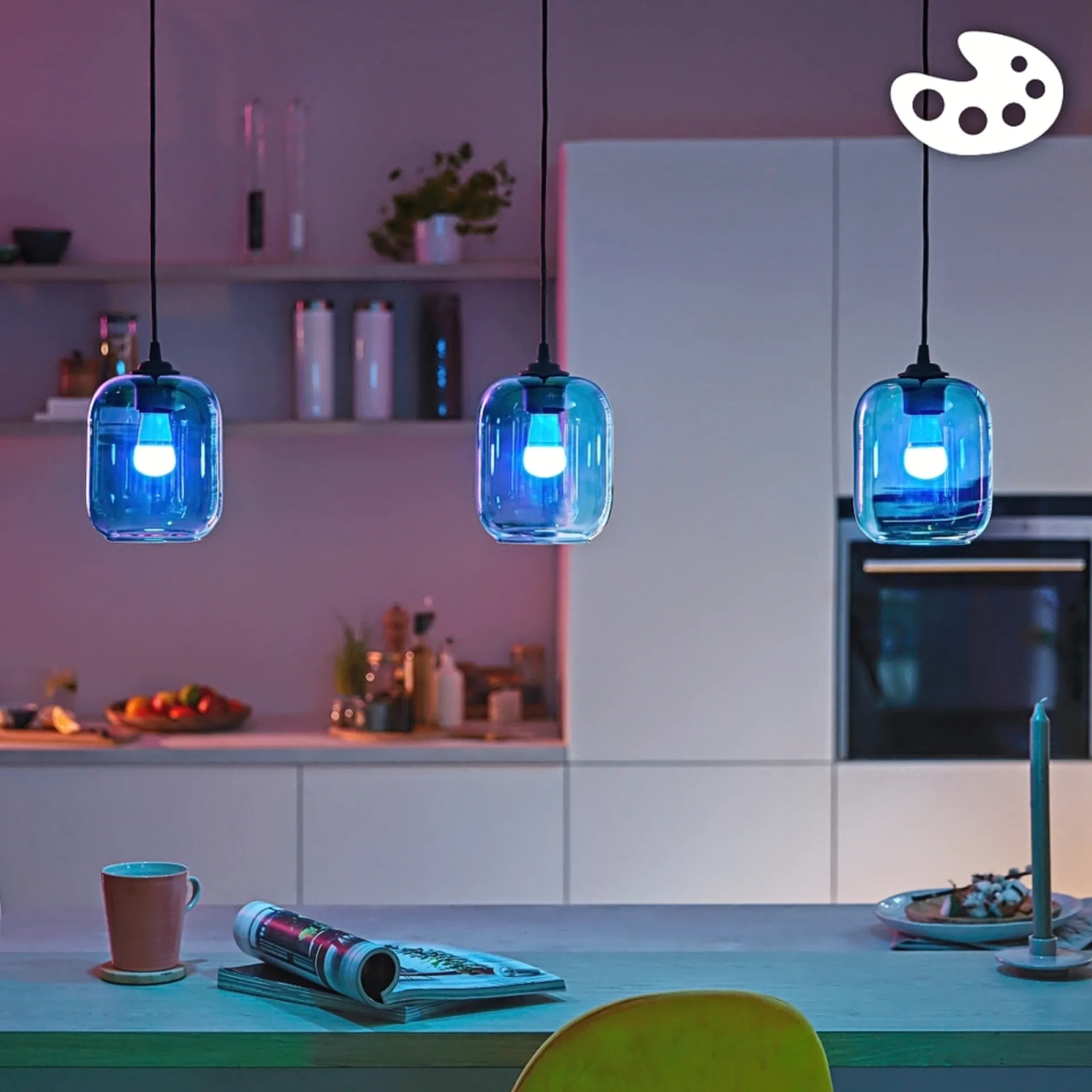 Hot Philips Smart COLOR LED PÆRE E14 KRONE 5W