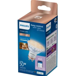 Best Philips Smart TUNABLE WHITE LED PÆRE GU10 SPOT 5W