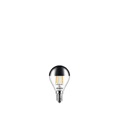 New Philips TOPFORSPEJLET LED PÆRE KRONE E14 4W