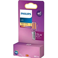 Outlet Philips T25S LED PÆRE KERTE E14 3W