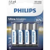 Online Philips ULTRA ALKALINE AA BATTERI 4 STK/PK