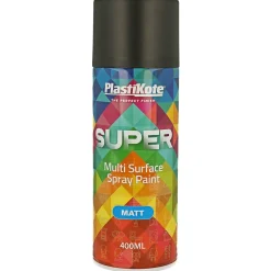 Online Plasti kote SUPER MAT SPRAYMALING 400 ML RAL 9005 SORT