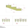 Discount Plus 3 TRIN TERRASSETRAPPE 1200 X 420 MM