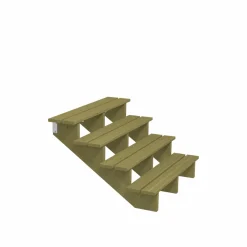 Discount Plus 4 TRIN TERRASSETRAPPE 1200 X 710 MM