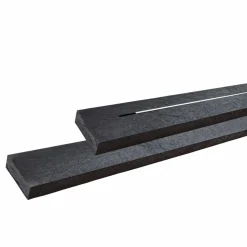 Discount Plus ALPHA L177 CM M/2 RYGLÆN BORDBÆNKESÆT SORT