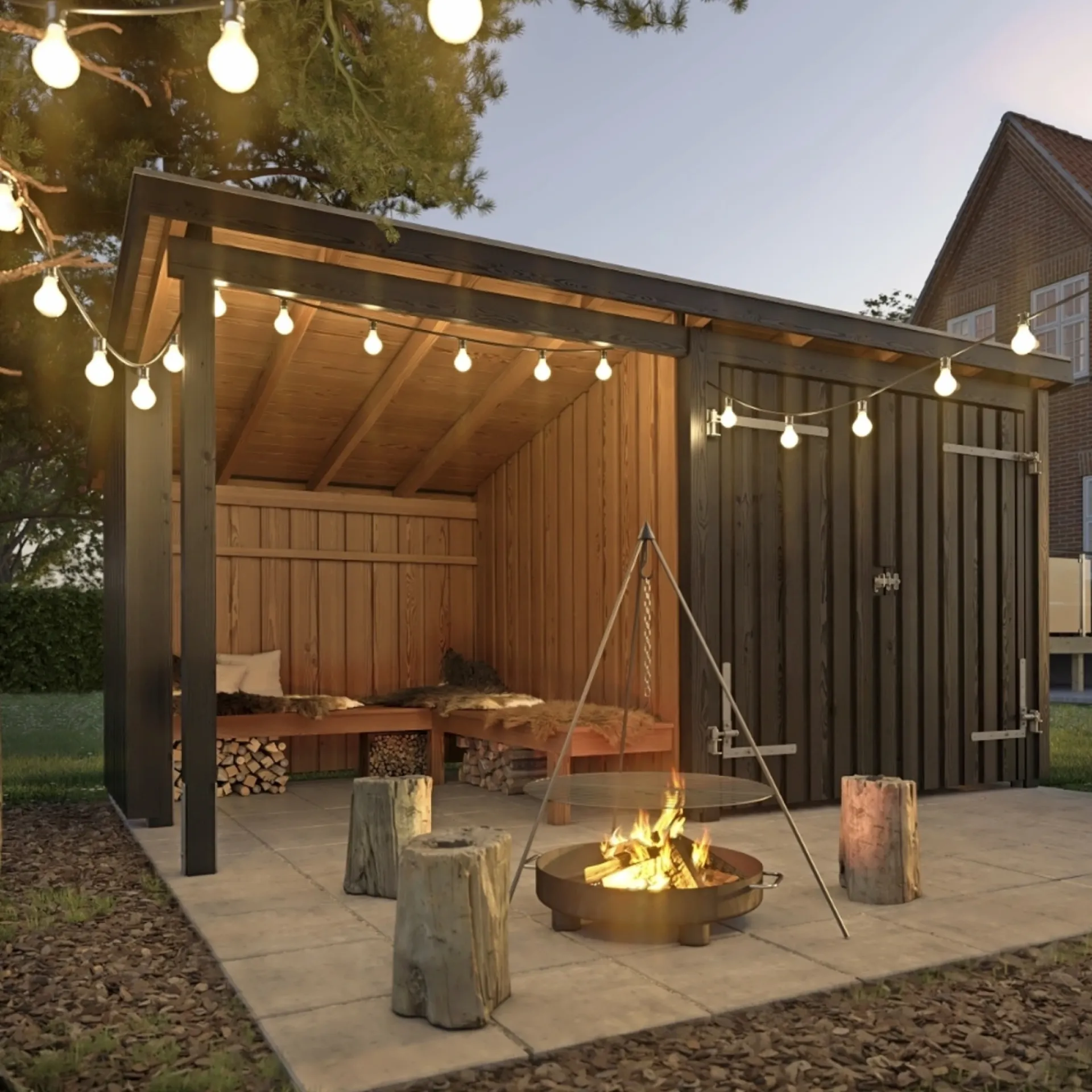 Clearance Plus BÅLHYTTE 9,5 M²