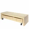 New Plus BÆNK NATUR 180 CM