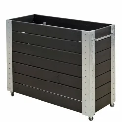 Best Plus CUBIC BLOMSTERKASSE SORT 50 X 90 X 120 CM