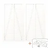 Outlet Plus DOBBELTLÅGE FUNGICIDBEHANDLET & GRUNDMALET 2 GANGE HVID 200 X 180 CM