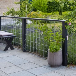 Sale Plus ESPALIER STÅL GALVANISERET LOOK 80 X 140 CM