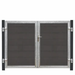 Clearance Plus FUTURA HØJRE DOBBELTLÅGE SKIFFERGRÅ/SORT 213 X 145 CM